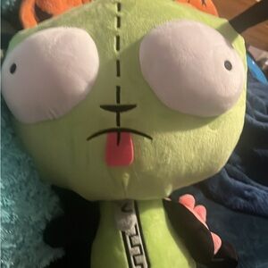 Green Cartoon Character Plush Toy